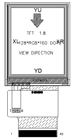 TFT LCD Module PT0181216T-C3 SERIES